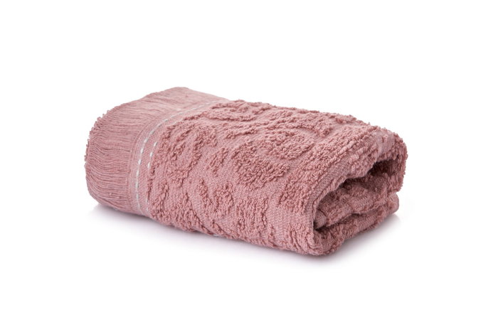 Mijolnir Juego de toallas de lavado Textured - Dusty Rose de 6 piezas